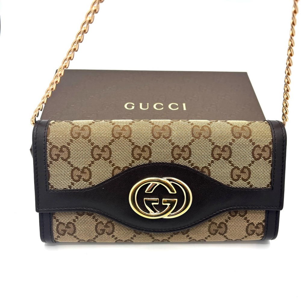 Gucci GG Monogram Canvas Wallet